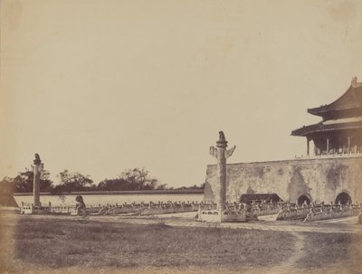 Entrance to the Winter Palace, Peking, October 29, 1860 by Felice Beato