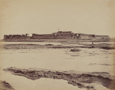 Exterior of North Taku Fort on Peiho River, Showing the English and French Entrance, August 21, 1860 by Felice Beato
