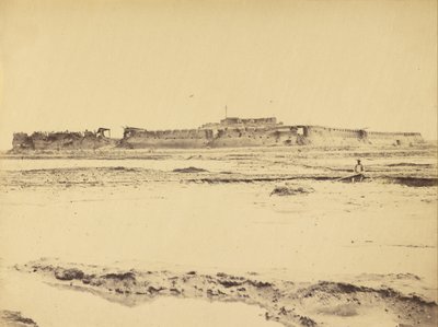 Exterior of the North Fort Peiko River Showing the English and French Entrance, August 21, 1860 by Felice Beato