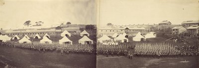 Group Portrait of the Royal Marine Battalion by Felice Beato
