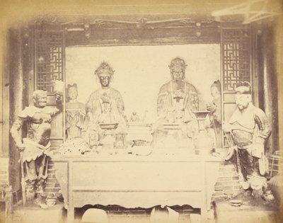 Headquarter House, 1st Division, Pehtang, China, August 1, 1860 by Felice Beato
