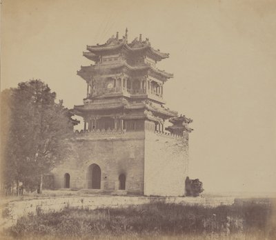 Imperial Summer Palace Yuen Min Yuen, Pekin, Before the Burning, October 18, 1860 by Felice Beato