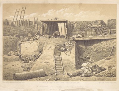 Interior of North Fort Taku, at the Angle Where the British Troops Entered by Felice Beato