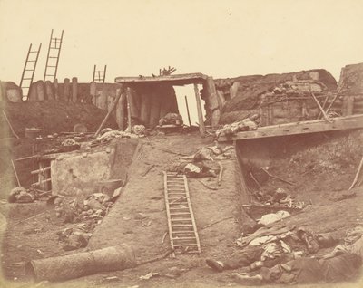 Interior of the Angle of North Fort by Felice Beato
