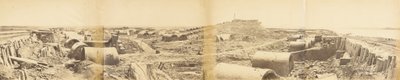 Interior of the North Fort Taku After Its Capture on August 21, 1860 by Felice Beato