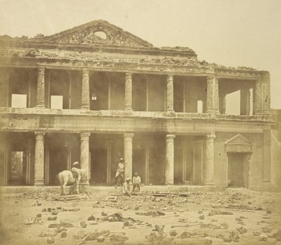 Interior of the Secundrabagh After the Slaughter of 2,000 Rebels by the 93rd Highlanders and the 4th by Felice Beato