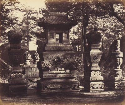 Interior of the Tomb at the Depot near Peking by Felice Beato