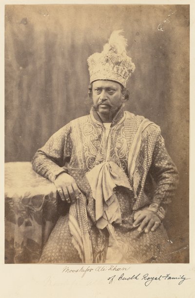 Moostafor Ali Khan of Oudh Royal Family by Felice Beato