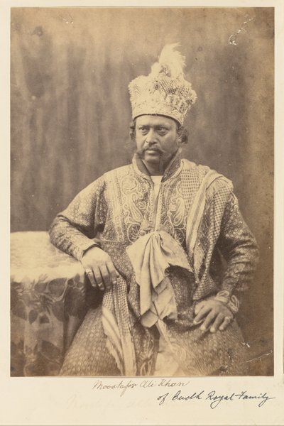 Moostafor Ali Khan of the Budh Royal Family by Felice Beato