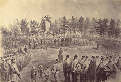 Photographic Copy of a Drawing of an Execution by Charles Wirgman by Felice Beato