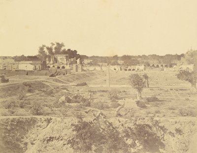Position of the Custom House Battery by Felice Beato