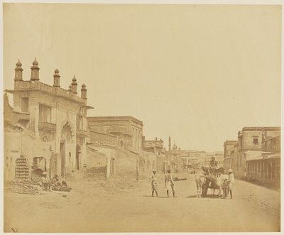 Road in Which General Sir Henry Havelock Entered the Residency by Felice Beato