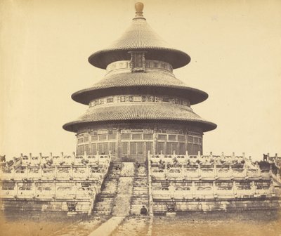 Sacred Temple of Heaven Where the Emperor Sacrifices Once a Year in the Chinese City of Peking, October by Felice Beato