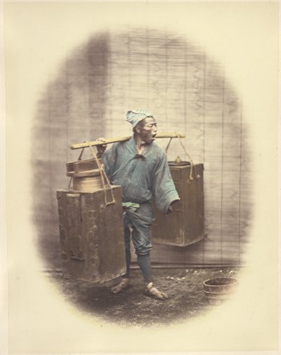 Sake Seller by Felice Beato