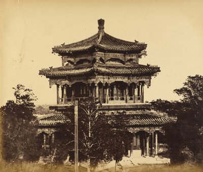 The Great Imperial Palace (Yuan Ming Yuan) Before the Burning, Peking, October 18, 1860 by Felice Beato