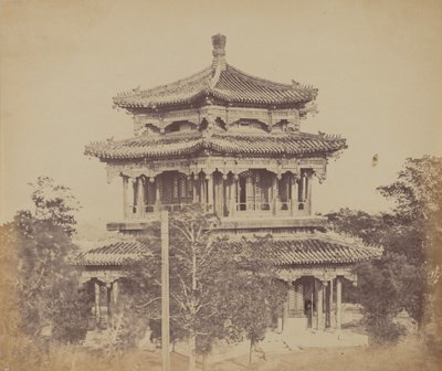 The Great Imperial Palace Yuen Min Yuen, Pekin, Before the Burning, October 18, 1860 by Felice Beato
