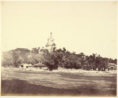 The Great Pagoda in the Imperial Winter Palace, Peking by Felice Beato
