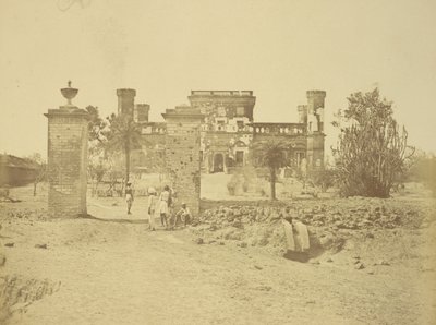 The Khurshid Munzil or 32nd Mess House by Felice Beato
