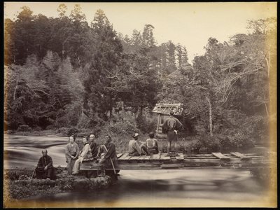 The Residence of the High Priest of Fujiyama by Felice Beato