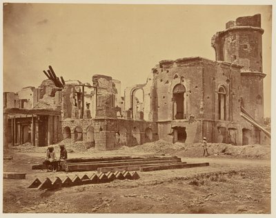 The Residency From the Front, Showing the Room in Which Sir Henry Lawrence Was Killed by Felice Beato