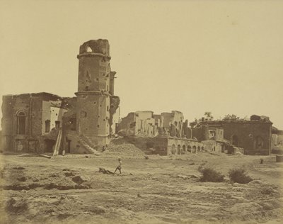 The Residency, Taken from the Redan Battery Showing the Tai-Khana by Felice Beato