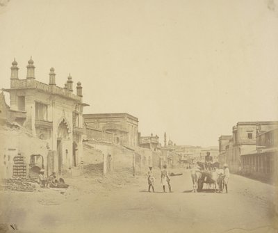 The Road by which General Henry Havelock Entered in the Residency, Lucknow by Felice Beato