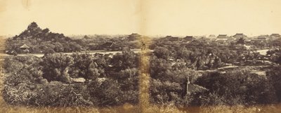 View of the Imperial Winter Palace, Peking, Showing the Artificial Hill, October 29, 1860 by Felice Beato