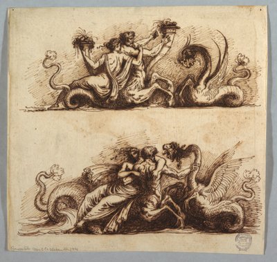 Bythos and Aphros by Felice Giani
