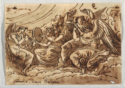 Concert of Angels by Felice Giani