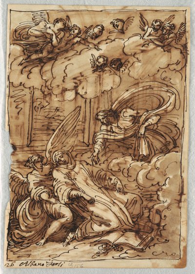 Ecstasy of St. Theresa after Circle of Francesco Albani by Felice Giani