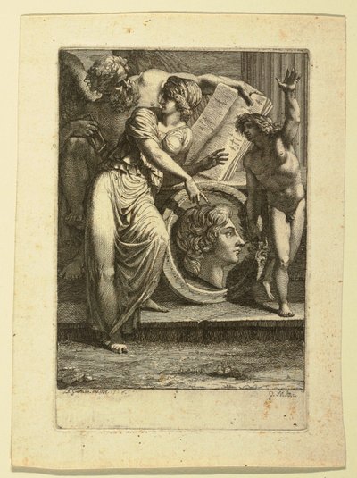 Frontispiece or Dedicatory Page by Felice Giani