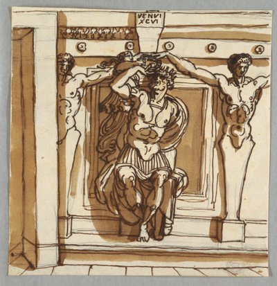 Godfrey de Bouillon, after Giulio Romano and Raphael Sanzio by Felice Giani