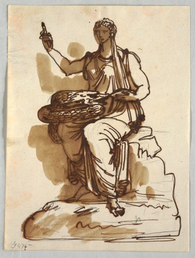 Hygeia (after an Antique Statue in Giustiniani Collection, Rome) by Felice Giani