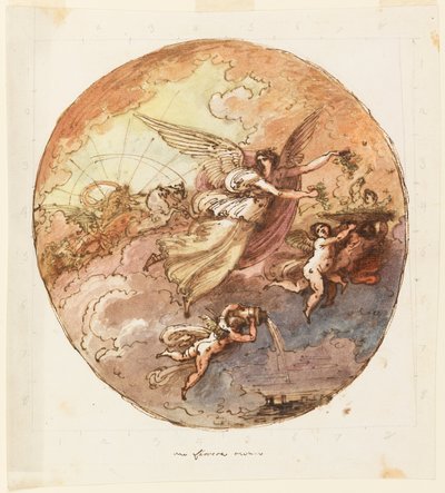 Project for Ceiling Design: Aurora by Felice Giani