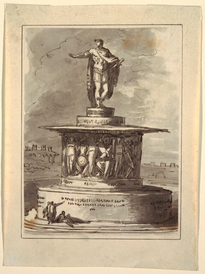 Project for a Monument for Foro Bonaparte, Milan, 1800 by Felice Giani