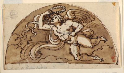 Spring, Lunette for Ceiling, Sala Ottagonale, Palazzo Milzetti, Faenza by Felice Giani