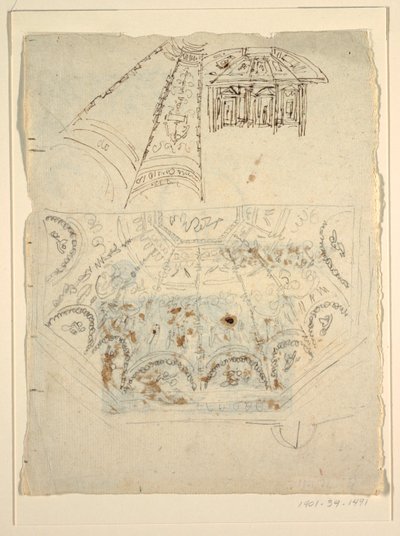 Study for the Sala di Apollo, Palazzo Milzetti, Faenza by Felice Giani