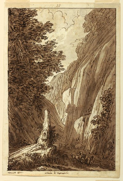 The Road to Caprarola by Felice Giani