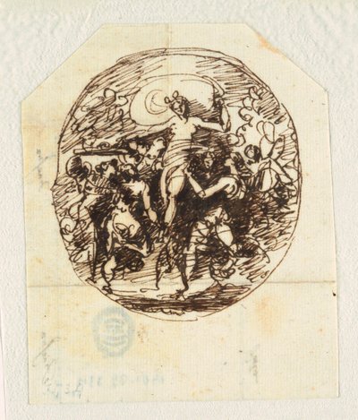 The Triumph of Venus designed for the bedroom of Palazzo Milzetti, Faenza by Felice Giani