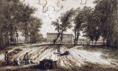 View of Villa Aldini at Montmorency by Felice Giani