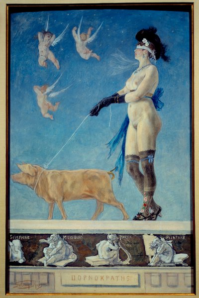 Pornokrates by Félicien Rops