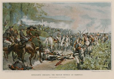 Bonaparte Checking the French Retreat at Marengo by Felicien baron de Myrbach Rheinfeld