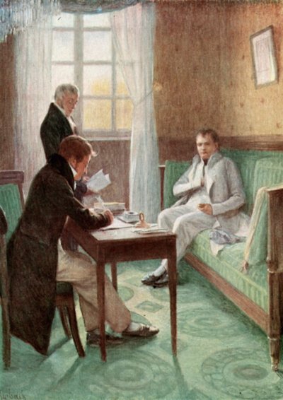 Napoleon at St Helena by Felicien baron de Myrbach Rheinfeld