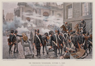 The Thirteenth Vendemiaire by Felicien baron de Myrbach Rheinfeld