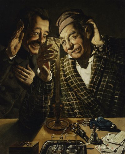 Gamblers by Candlelight by Feliks Peczarski
