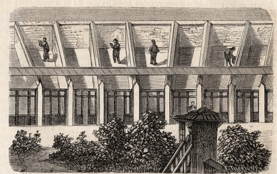 Paris - Prison de la Petite Roquette (prison for women and adolescents) by Felix (after) Thorigny
