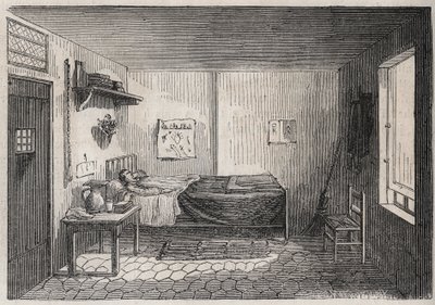 Paris - Prison de la Petite Roquette (prison for women and adolescents) by Felix (after) Thorigny