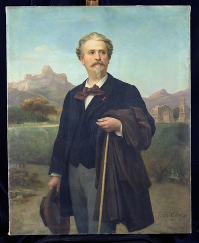 Portrait of Frederic Mistral (1830-1914) 1885 by Felix Auguste Clement