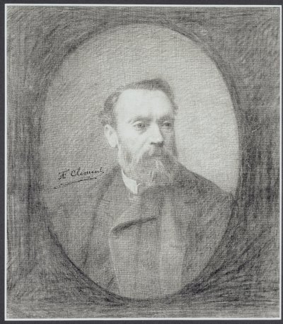 Self Portrait by Felix Auguste Clement