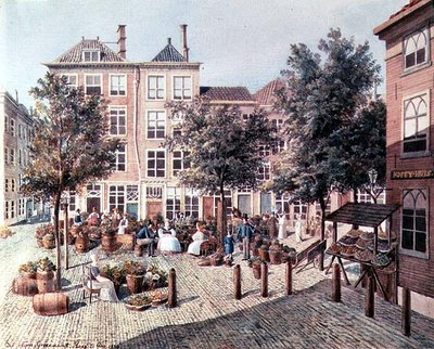 The little vegetable market in Haag by Felix Bartholdy Mendelssohn